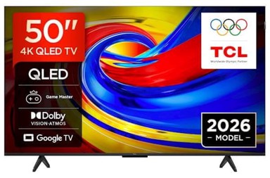 TCL QLED TV 50P7L, 50", 4K UHD, Google TV